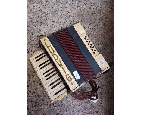 VINTAGE ACCORDION BY LUDWIG A/F 