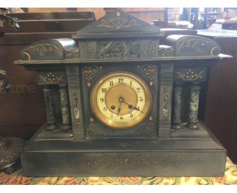 SLATE MANTEL CLOCK