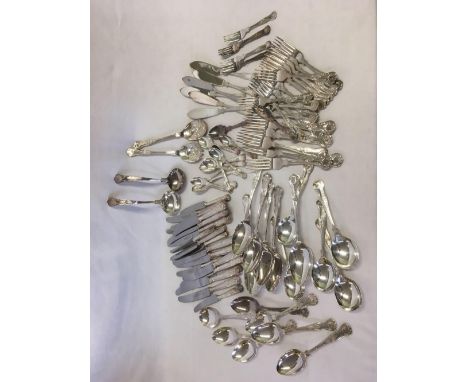 Good set of 6 English Sterling Kings Pattern Table Forks, London