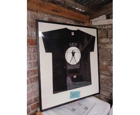 FRAMED BILLY CONNELLY T-SHIRT &amp; A TICKET FOR THE CLYDE AUDITORIUM WEDNESDAY 7TH OCTOBER 2009, 8PM SIGNED BY BILLY CONNELL