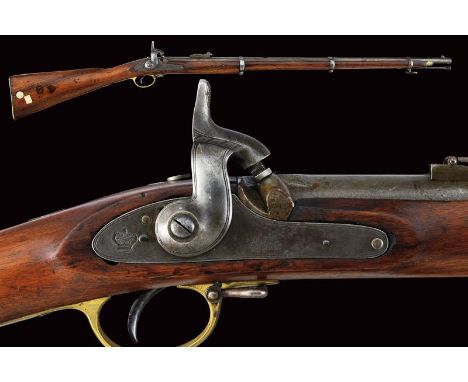 dating: 1862 provenance: England, Round, rifled, 14,5 mm cal. barrel, (clean bore, visible rifling), with short rib at the ba