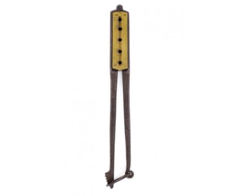 dating: Late 18th - Early 19th Century provenance: Europe, Made of brass, with opening for five bullets, four 18 mm caliber a