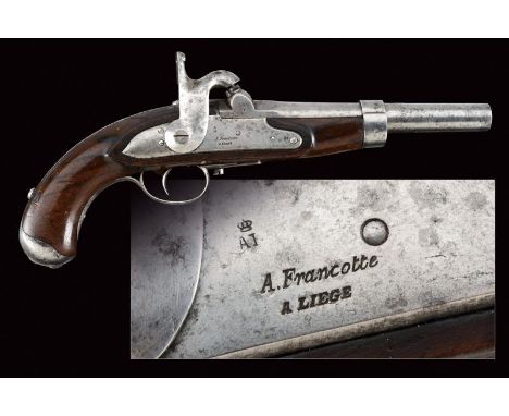 dating: Mid 19th Century provenance: Liege, Round, 16 mm cal barrel with square base, rifled (bore with light pitting, still 
