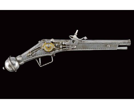 dating: 19th Century provenance: Southern Germany, Smoothbore, two-stage, 12 mm cal barrel, octagonal at the first part and w