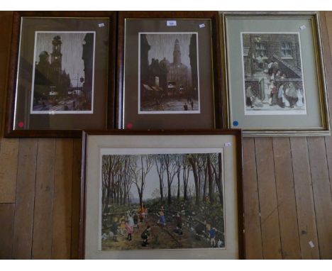 A mixed lot comprising two limited edition prints after Arthur Delaney together with a further limited edition print After To
