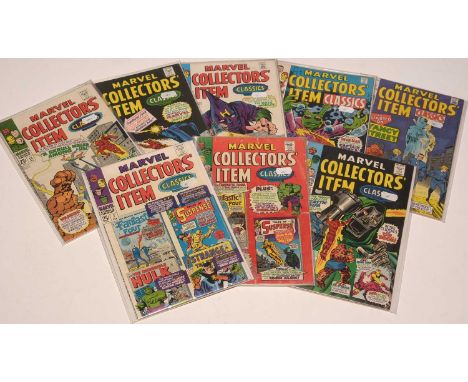 Marvel Collectors' Item Classics, No's. 7, 10, 12, 13, 14, 15, 18 and 21. Cents-only issues.