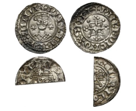 William I (1066-87), silver Penny, two stars type (1074-77), Oxford Mint, Moneyer Wulfwi, facing crowned bust with star eithe