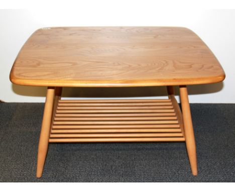 An Ercol coffee table, 75 x 75 x 40cm.