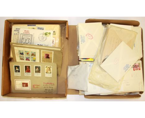 A quantity of German first day covers and stamps.