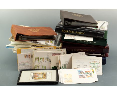 Five albums of GB and world first day stamp covers together with a quantity of loose covers, five vacant albums, etc