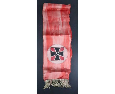 A German Third Reich military funeral coffin sash
