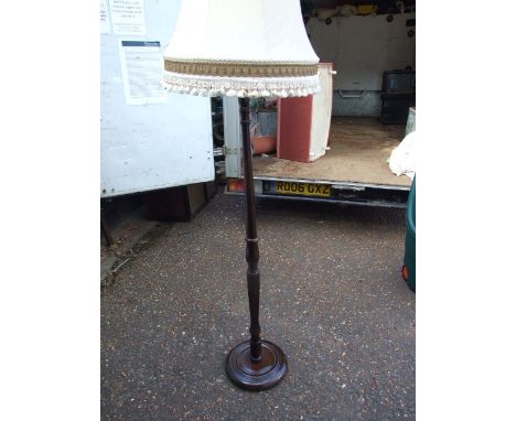 Wooden Standard Lamp ( wiring cut off )