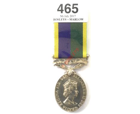 Royal Royal Army Medical Corps  TAVR Efficiency Medal. EIIR. Awarded to "23704258 PTE A.W. ROBERTSON RAMC" Edge knock.