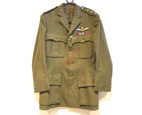 WW1 Royal Devon Yeomanry Artillery Army Pilot's Officer's Tunic. A rare tunic worn by Captain D.A. Donald. The servicdress tu