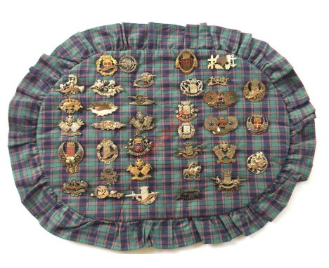 Selection of WW1 "Battle" Brooches for Towns of the Western Front An interesting and varied selection depicting the Town Cres