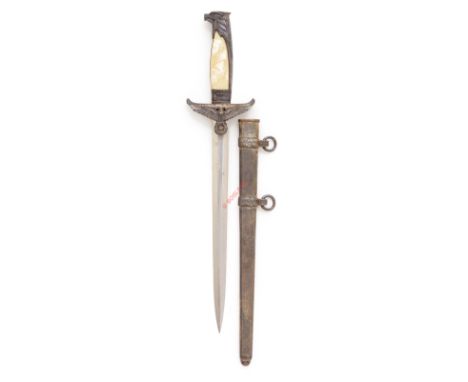 German Third Reich Government Official's dagger by Eickhorn, Solingen circa 1939-42.  A fine rare example with simulated moth