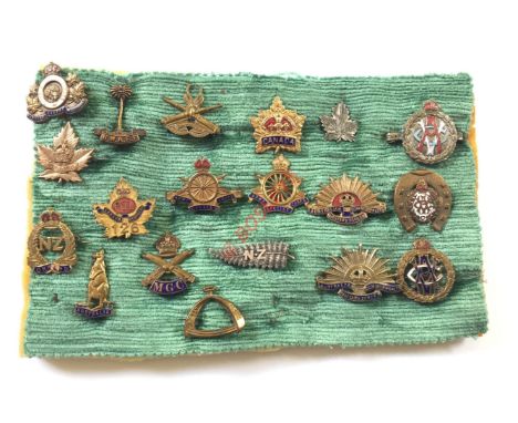 Selection of Regimental Brooches Canada Australian etc An interesting selection mostly Great War base metal & enamel,. Dating