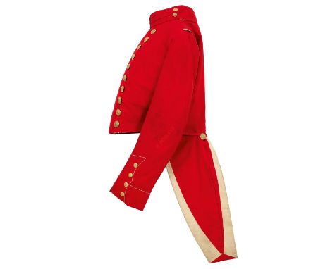 Army Medical Staff Victorian pre 1855 Officer's Coatee. A rare and important example of the pre-Crimean double-breasted scarl