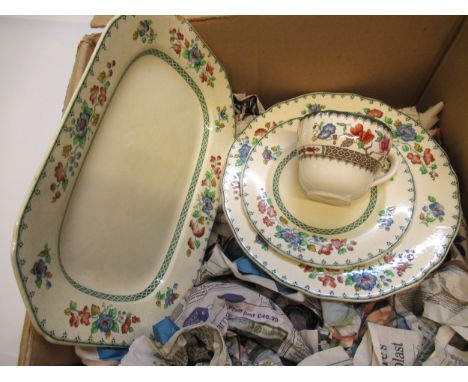 Quantity of various Spode pottery teaware, together with a quantity of boxed children's Pendelfin ceramics