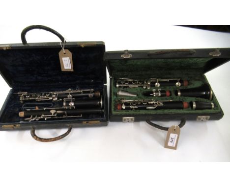 Ben Davis, Paris, clarinet in a fitted case, together with another clarinet in a fitted case