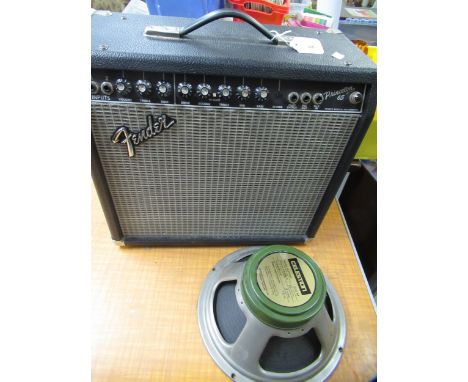 Fender Princeton 65 guitar amplifier, together with an unmounted Celestion greenback 12in 25 Watt speaker