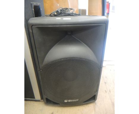 QTX Sound QS15A portable speaker with lead and built in equaliser