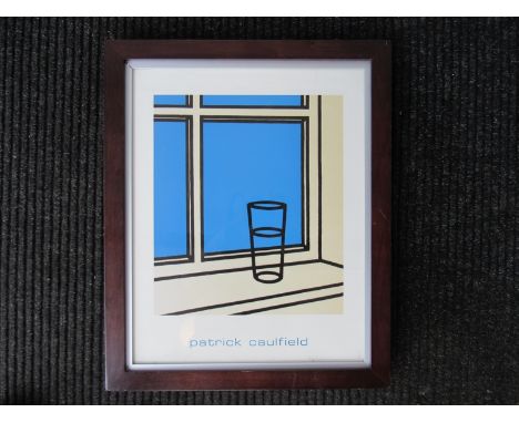 A Patrick Caulfield framed art print. 46cm x 36cm