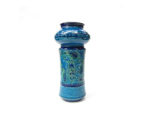 A Bitossi 'Liberty' Pattern ceramic vase.  Impressed seal and painted 69/2.  30cm high