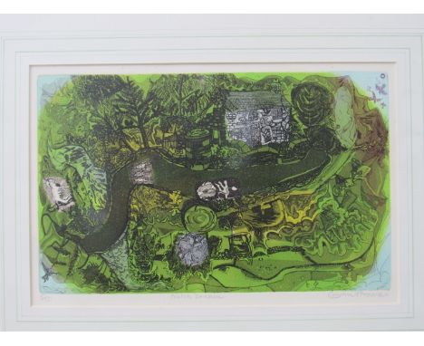 GLYNN THOMAS (b.1946) A limited lithographic print entitled "Welsh Dream", framed and glazed 5/50 221cm x 31cm