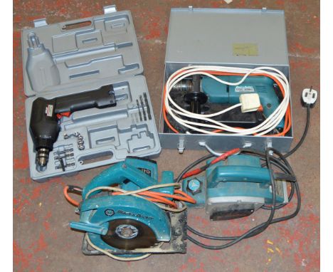 Mixed lot of workshop power tools