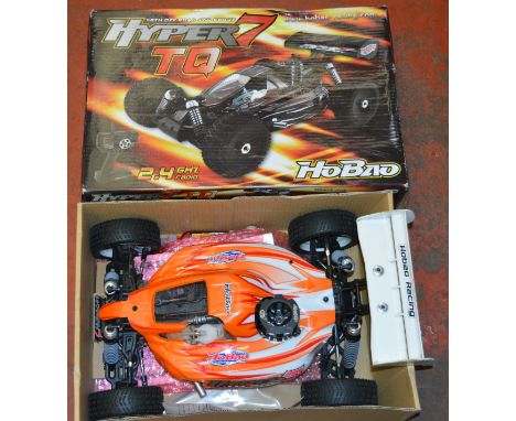 POLICE > 1/8th scale Radio-Controlled Hyper 7 TQ 4WD car boxed  [VAT ON HAMMER PRICE]
