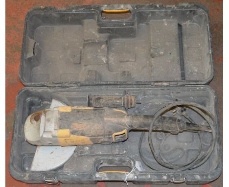 POLICE > JCB heavy duty angle grinder with case  [VAT ON HAMMER PRICE]
