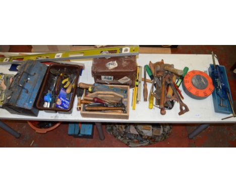 A Large qty of tools (on and under table)