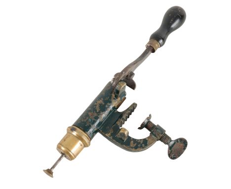 GREENER & LIGHTWOOD: AN 8 BORE BRASS CRIMPERcomplete with crimping ring