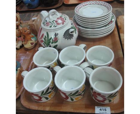 19 piece Portmeirion 'Welsh Dresser' design teaset, including teapot. (B.P. 21% + VAT) 
