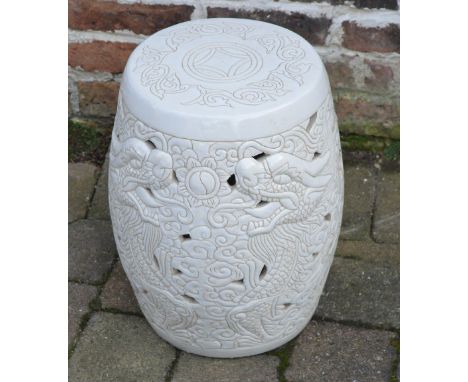 Ceramic conservatory seat