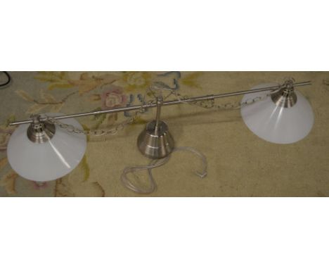 Ikea 'Kroby' pendant lamp double light fitting