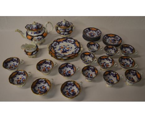 Early Victorian bone china tea service