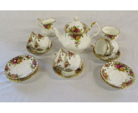 Royal Albert 'Old Country Roses' part tea service approx 20 pieces