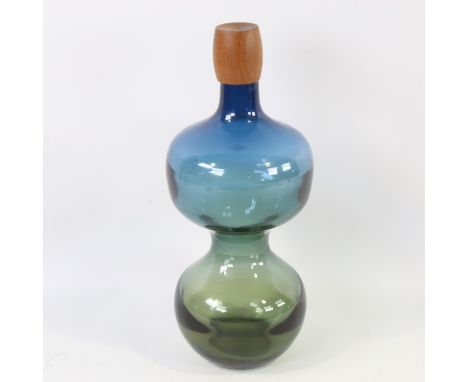 GORAN WARFF for PUKEBERG - "Tropic" teak-capped decanter, 1959, height 30cmGood condition 