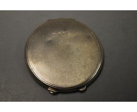 A silver compact, Birmingham 1946