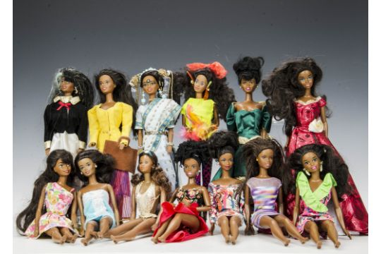 black barbie dolls 90s