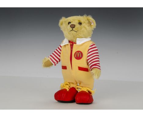 A Steiff Limited Edition for Takara Ltd Japan McDonald’s Teddy Bear, 1076 of 1500, in original box with certificate, 2004