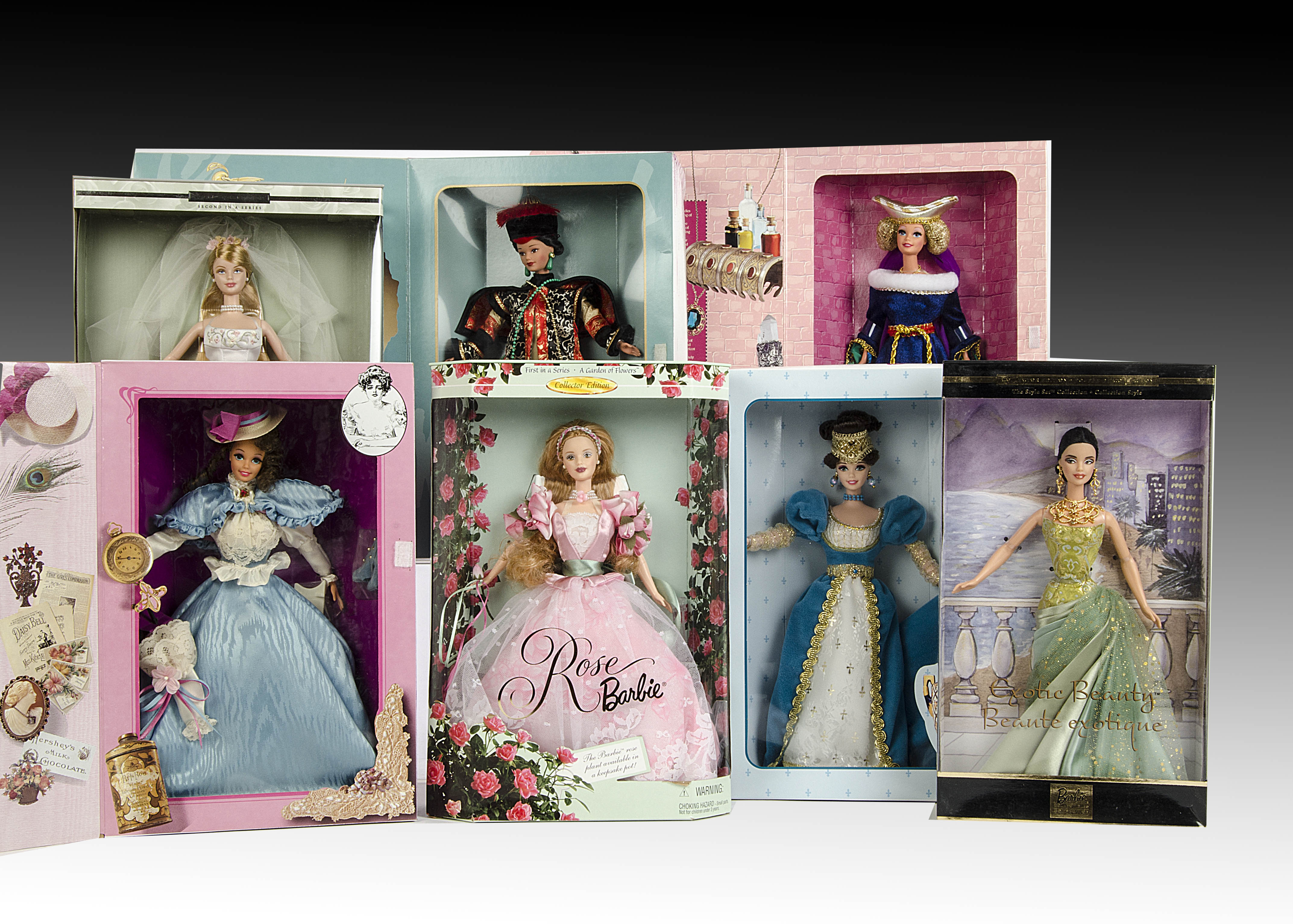 rose barbie collector edition