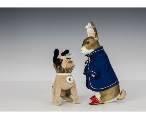 A Steiff Limited Edition Peter Rabbit 1904 Replica, 127 of 1500; and a Bully 1927 Replica, in original boxes with certificate