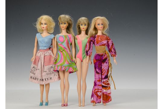 four barbies