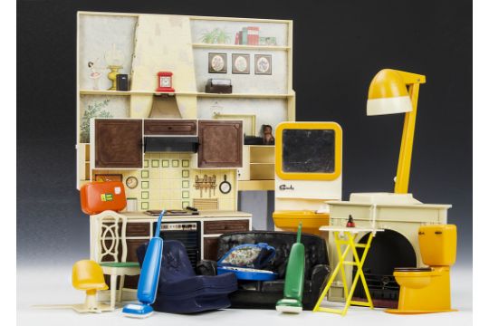 Pedigree Sindy Accessories Wall Of Sound Kitchen Cooker Unit