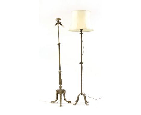 A standard lamp, 182 cm high, and another (2)