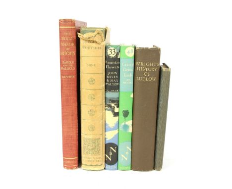 Mixed: Hine, R L: History of Hitchin, 2 vols. 1927-29; Hitchin Worthies, 1932, Limited edn, dw; Natural History of the Hitchi