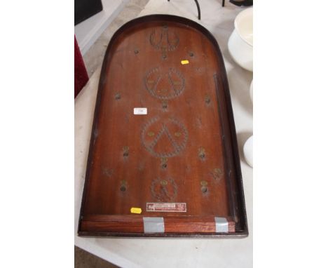 A Corinthian bagatelle board 